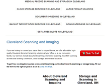 Tablet Screenshot of clevelandscanning.com